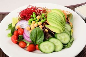 High Protein Salad  at Veggie House in Los Angeles