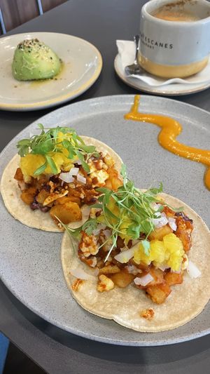 Vegan Cauliflower Tacos  at Paulina Escanes in San Juan