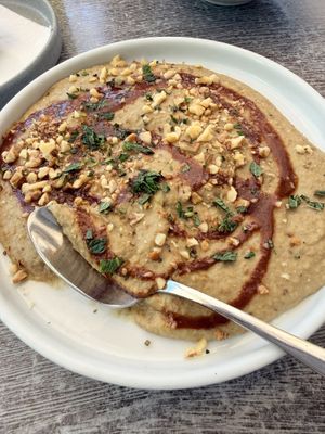 Eggplant dip special of the day   at Paulina Escanes in San Juan