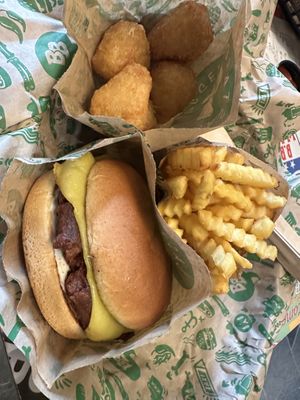 Vegan burger and jalapeño poppers  at Bastard Burgers - Sankt Paulsgatan in Stockholm
