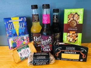 Lots of yummy snacks and drinks at The Ecology Store in Stockbridge