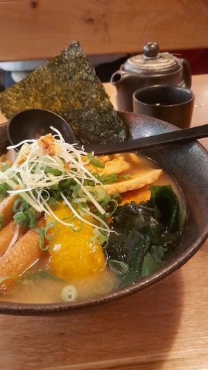 Vegan miso tofu ramen at Takumi - Rotterdam Markthal in Rotterdam