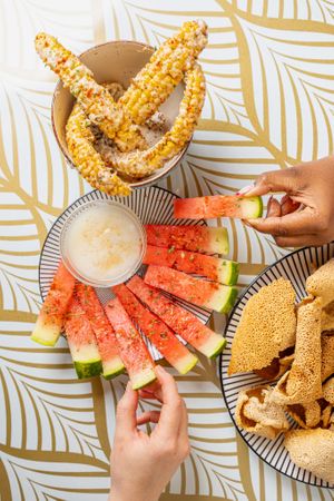 Corn Ribs
Watermelon Fries
Injera Chips at Lion of Judah - Ethiopian American Cuisine in Valdosta