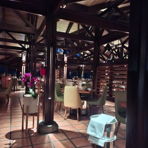 Intérieur. Ambiance tamisée🕯 at Tucanes Restaurant in San Carlos