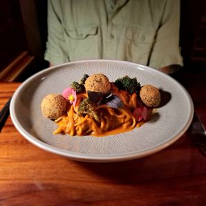 Pasta gluten friendly at Tucanes Restaurant in San Carlos