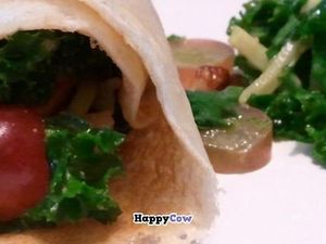 Crepe with Kale Salad at Nourished On The Go in Oshawa