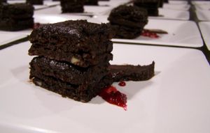 Chocolate cake with an avocado chocolate icing. at Nourished On The Go in Oshawa