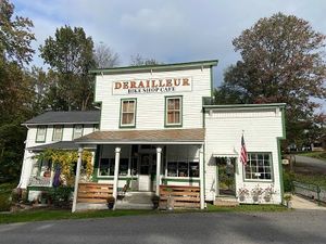  at Derailleur Bike Shop Cafe in Butler