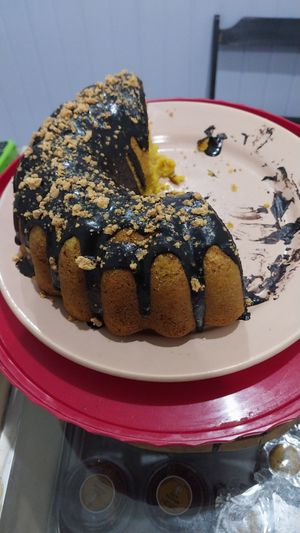 Bolo de cenoura com chocolate at Doce Delírium Sabores do Norte in Palmas