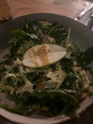 Rocket salad with apple  at AYLAK Politiki Kouzina in Athens