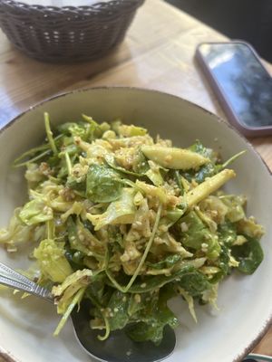 Rocket salad with apple  at AYLAK Politiki Kouzina in Athens