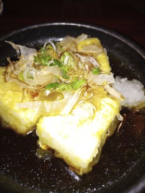 Agedashi tofu at Takumi Cuisine in Decatur