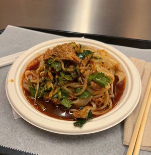 Cold skin noodles  at Xian Famous Foods - 西安名吃 in New York City