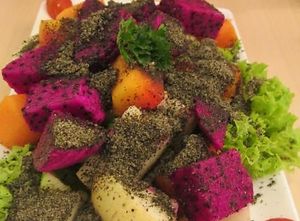 Sesame fruity salad  at Idealite - Jalan Gottlieb in Penang