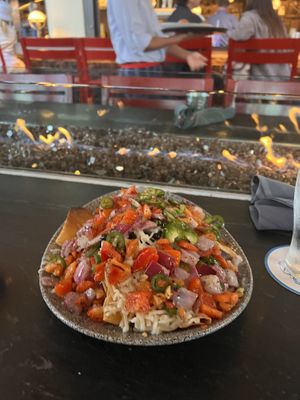 Vegan nachos  at Disneyland - Lamplight Lounge  in Anaheim