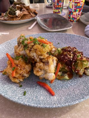 Cauliflower wings #Veganuary at Disneyland - Lamplight Lounge  in Anaheim