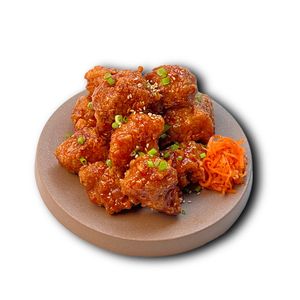 Fried Lion's Mane Mushrooms With Carrot Lafe at GROUND ZERO HYEHWA in Seoul