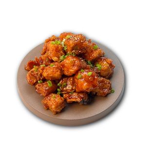 Fried Tofu and King Oyster Mushrooms at GROUND ZERO HYEHWA in Seoul