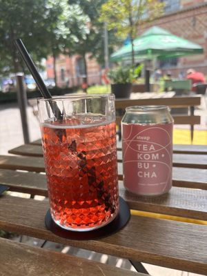 Summer edition Hibiscus Kombucha at NaTuri Café & Deli in Budapest