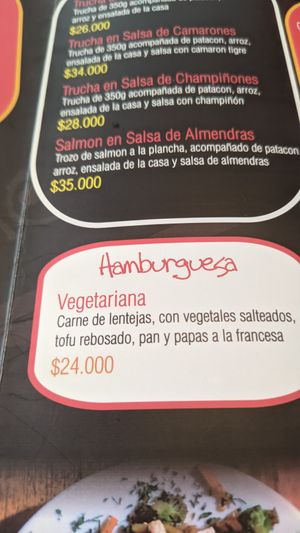 Menú at Aloz Chino in Villa De Leyva