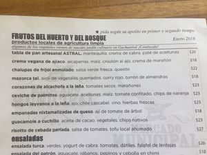 Vegan options  at Mercado Municipal in Villa De Leyva