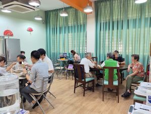 dining area at Kampung Senang Wellness Studio Community Kitchen - Jurong East in West Singapore