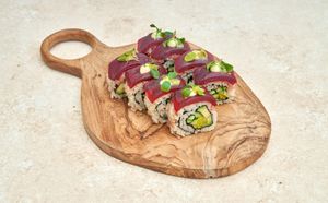 Matilda with Leon at ippudo V in Brooklyn