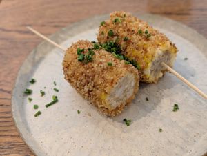 Fried corn at ippudo V in Brooklyn
