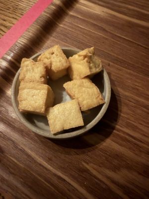 Side of Fried Tofu  at ippudo V in Brooklyn