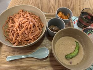 Excellent Carrot 🥕 Fettuccine   at ippudo V in Brooklyn