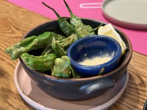 Fried peppers   at ippudo V in Brooklyn