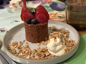 Choc mousse   at ippudo V in Brooklyn