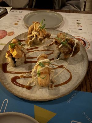 Super Mario Bros roll  at ippudo V in Brooklyn