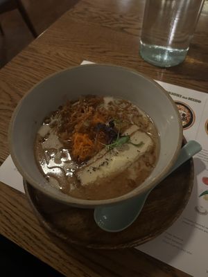 Tonkotsu ramen  at ippudo V in Brooklyn