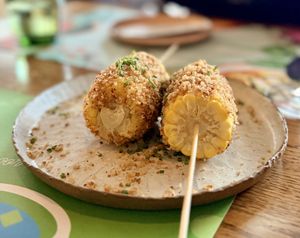 Crispy corn  at ippudo V in Brooklyn