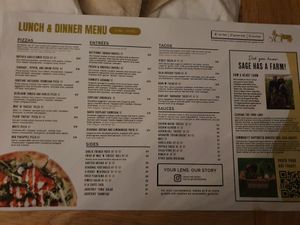 Menu at Sage Bistro - Cloud Kitchen in Culver City