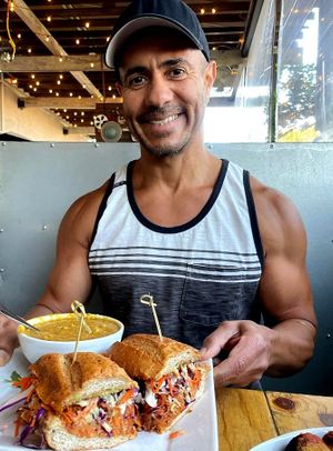 The pulled jackfruit!!! WOW!!! at Sage Bistro - Cloud Kitchen in Culver City