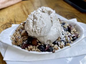 My friend’s dessert   at Sage Bistro - Cloud Kitchen in Culver City
