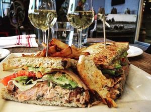 Tuna melt sandwich at Sage Bistro - Cloud Kitchen in Culver City