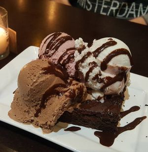 Delicious brownie at Sage Bistro - Cloud Kitchen in Culver City