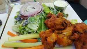Buffalo cauliflower salad at Sage Bistro - Cloud Kitchen in Culver City