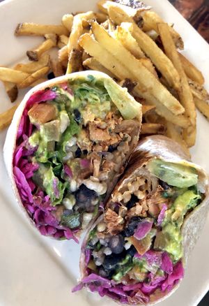 Jackfruit burrito  at Sage Bistro - Cloud Kitchen in Culver City