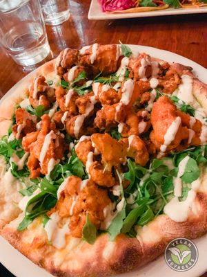 Buffalo cauliflower pizza  at Sage Bistro - Cloud Kitchen in Culver City