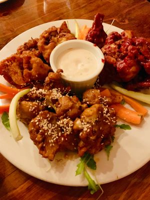 3 wing platter at Sage Bistro - Cloud Kitchen in Culver City