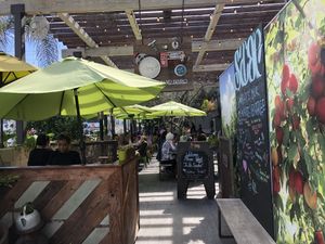 Outdoor patio at Sage Bistro - Cloud Kitchen in Culver City