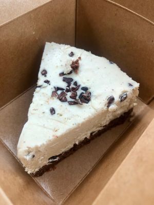 white chocolate cheesecake at Sage Bistro - Cloud Kitchen in Culver City