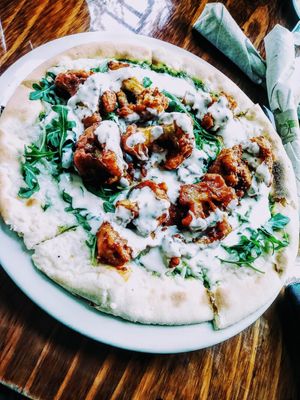 Cauliflower pizza at Sage Bistro - Cloud Kitchen in Culver City