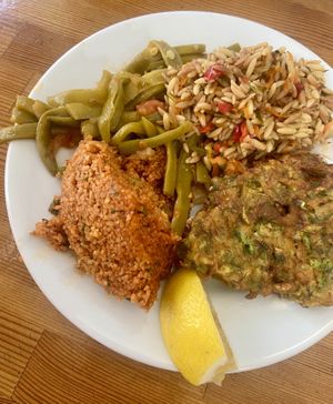 Tasty veggies 🌱 at Helvetia in Istanbul