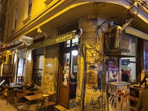 Outside at Helvetia in Istanbul