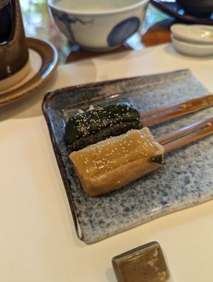 生麩田楽 at Ume no Hana Matsuyama store - 梅の花 松山店 in Matsuyama